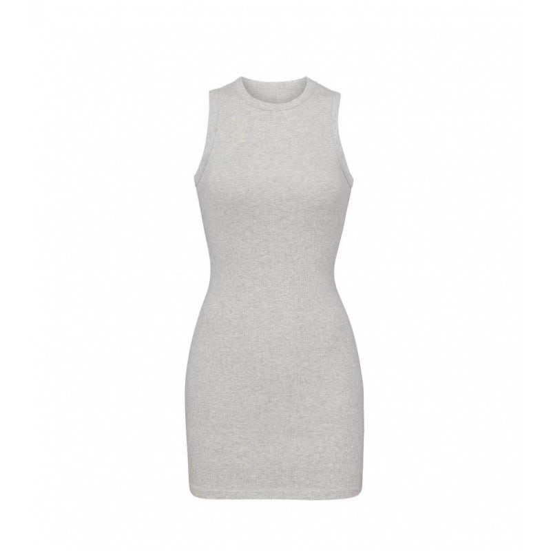 Sleeveless Bodycon Cotton Dress