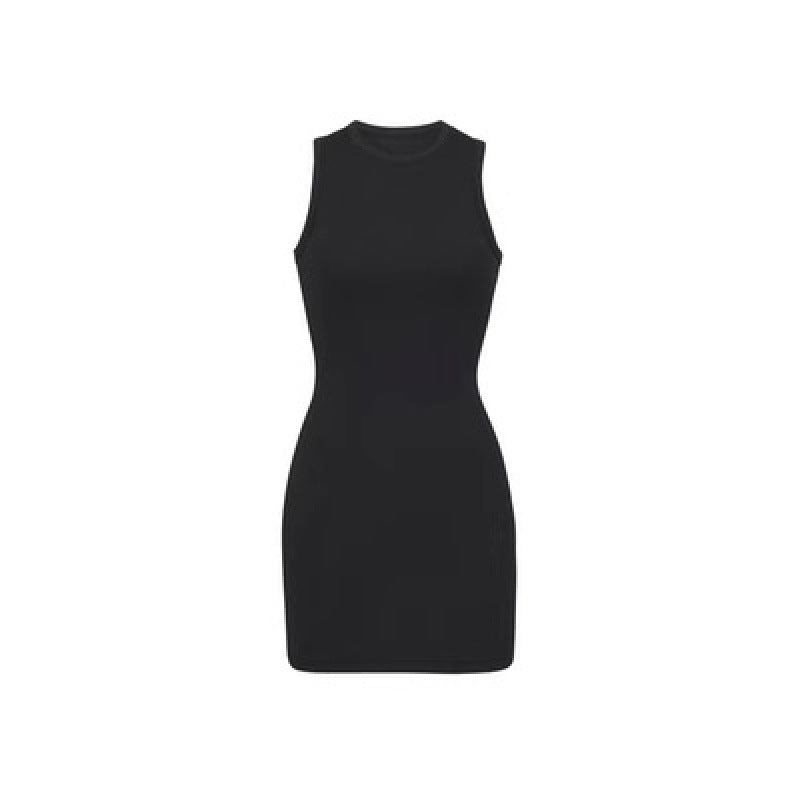 Sleeveless Bodycon Cotton Dress