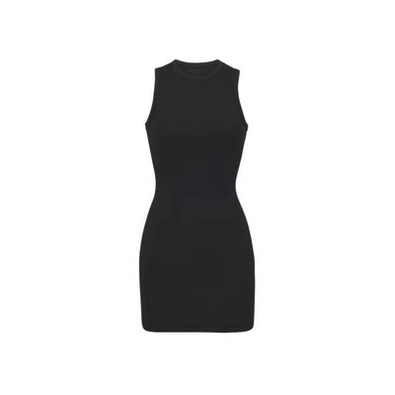 Sleeveless Bodycon Cotton Dress