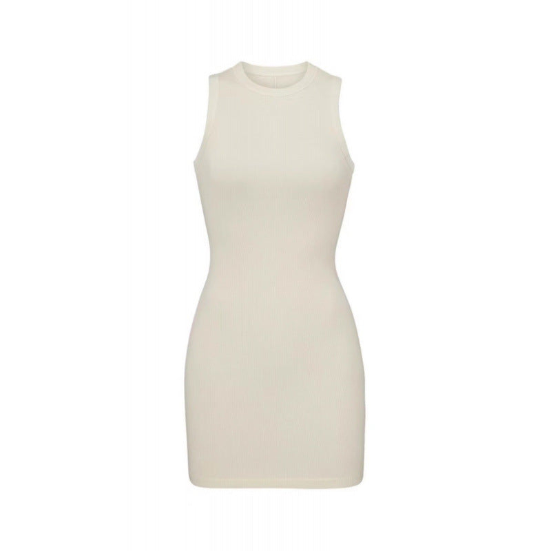 Sleeveless Bodycon Cotton Dress