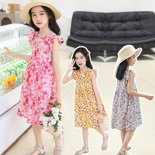 Sleeveless cartoon dress