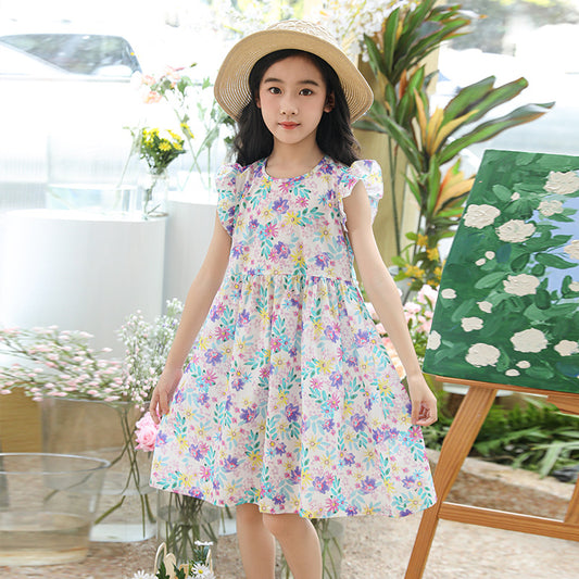 Sleeveless cartoon dress