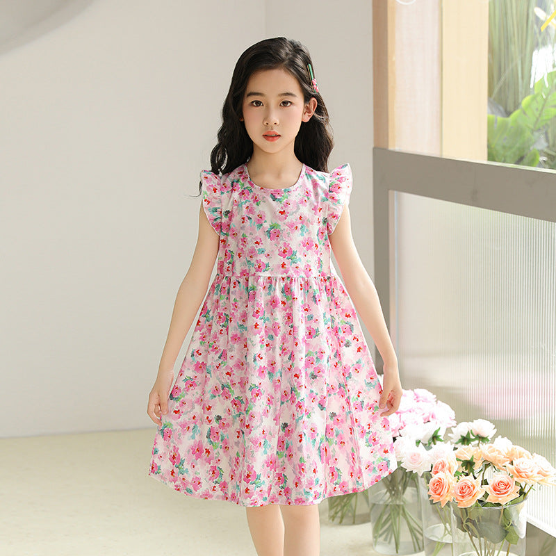 Sleeveless cartoon dress