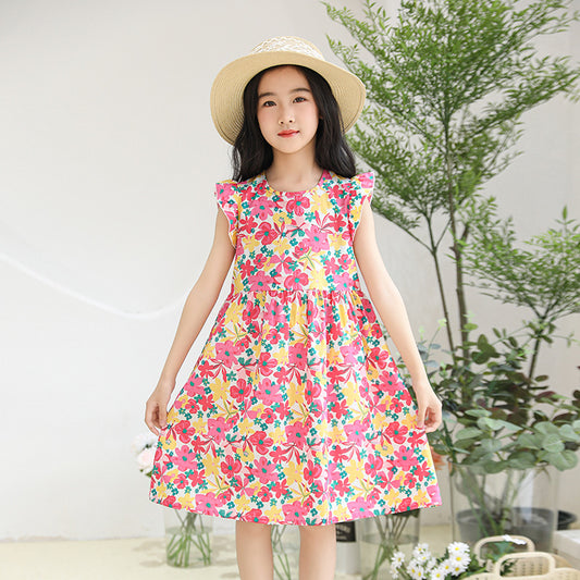 Sleeveless cartoon dress