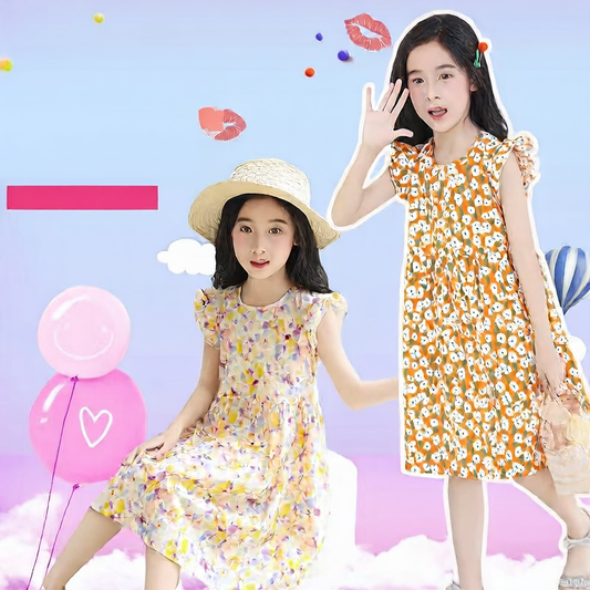 Sleeveless cartoon dress