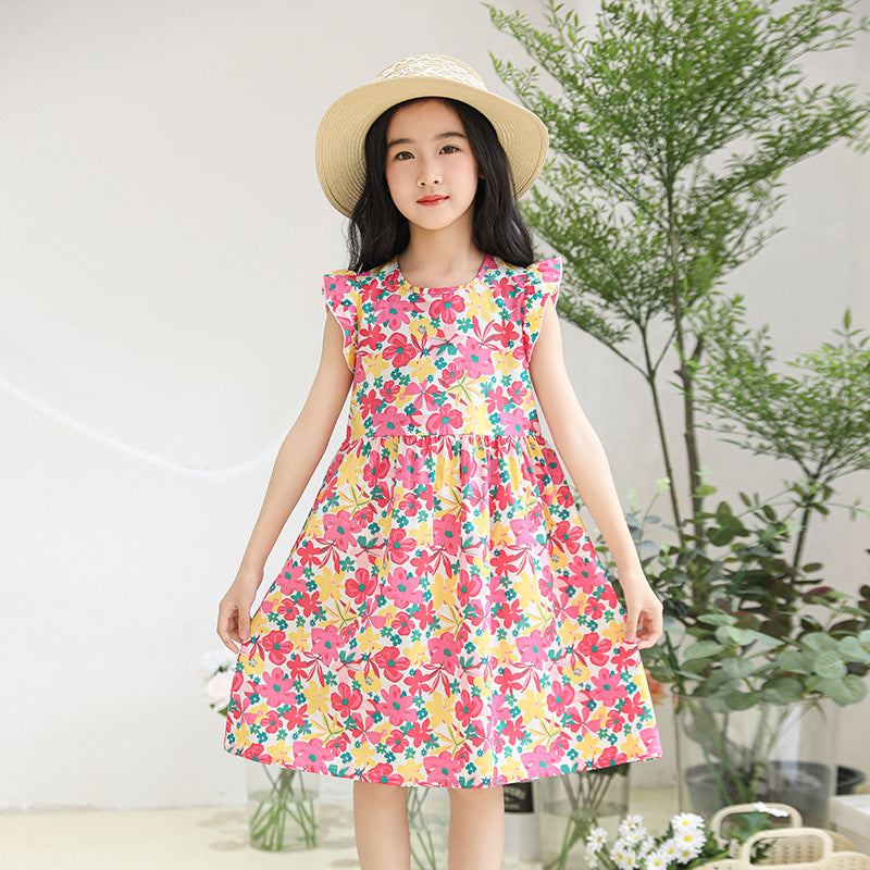 Sleeveless cartoon dress