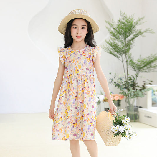 Sleeveless cartoon dress