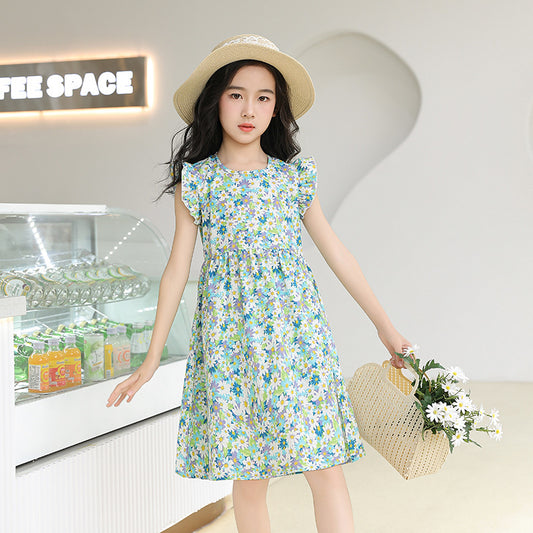 Sleeveless cartoon dress