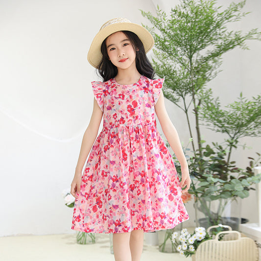 Sleeveless cartoon dress