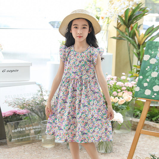 Sleeveless cartoon dress