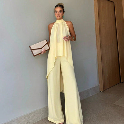 Sleeveless Casual Pants