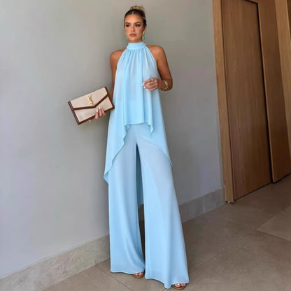 Sleeveless Casual Pants