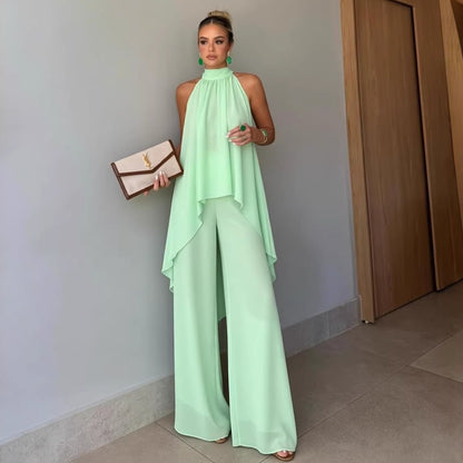 Sleeveless Casual Pants