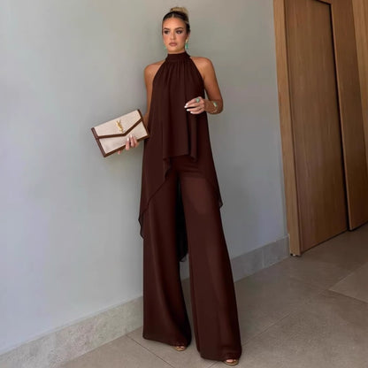 Sleeveless Casual Pants
