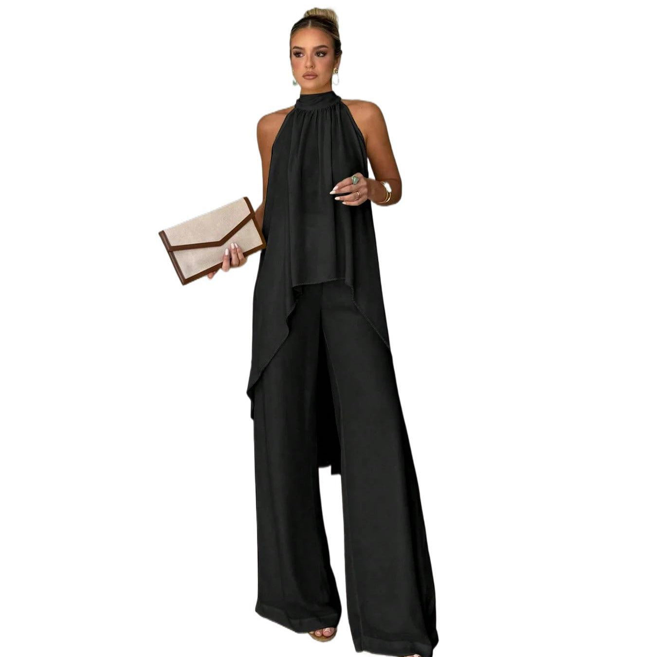 Sleeveless Casual Pants