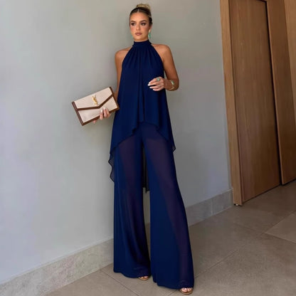 Sleeveless Casual Pants