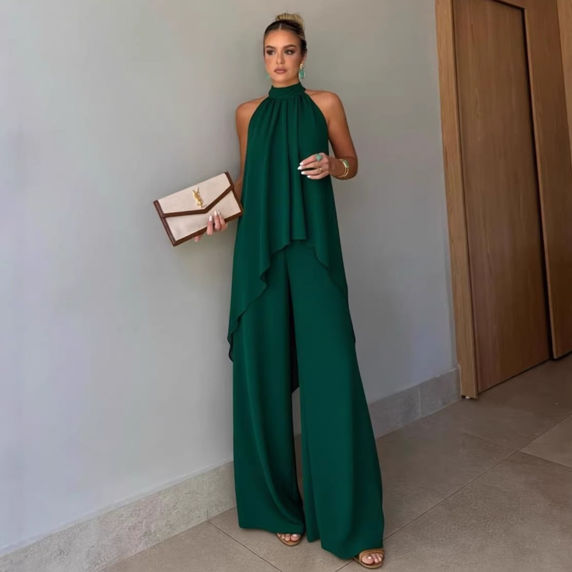 Sleeveless Casual Pants