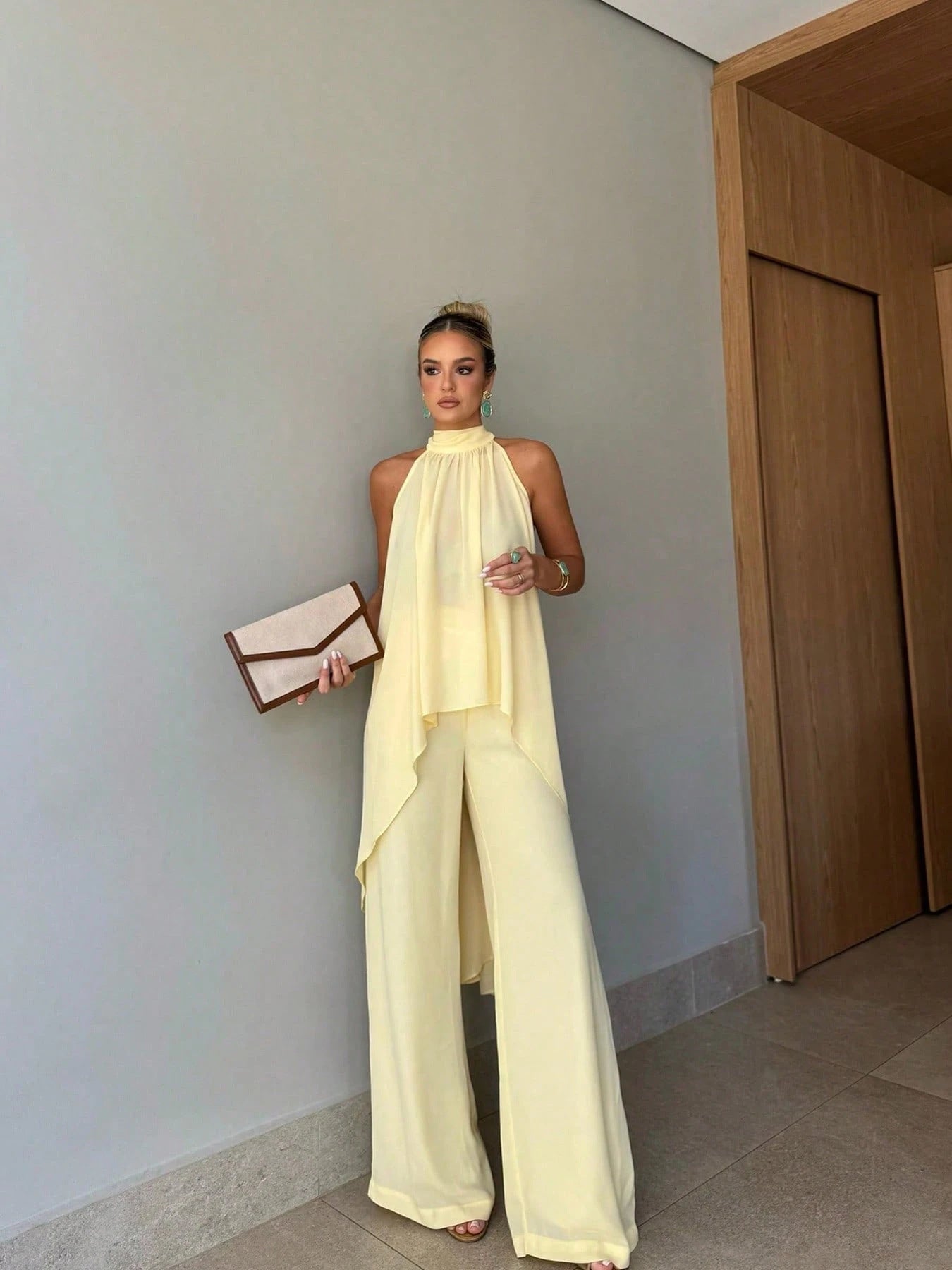 Sleeveless Casual Pants