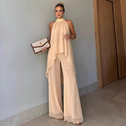 Sleeveless Casual Pants