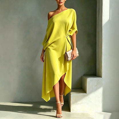 Sleeveless Cotton Linen Dress