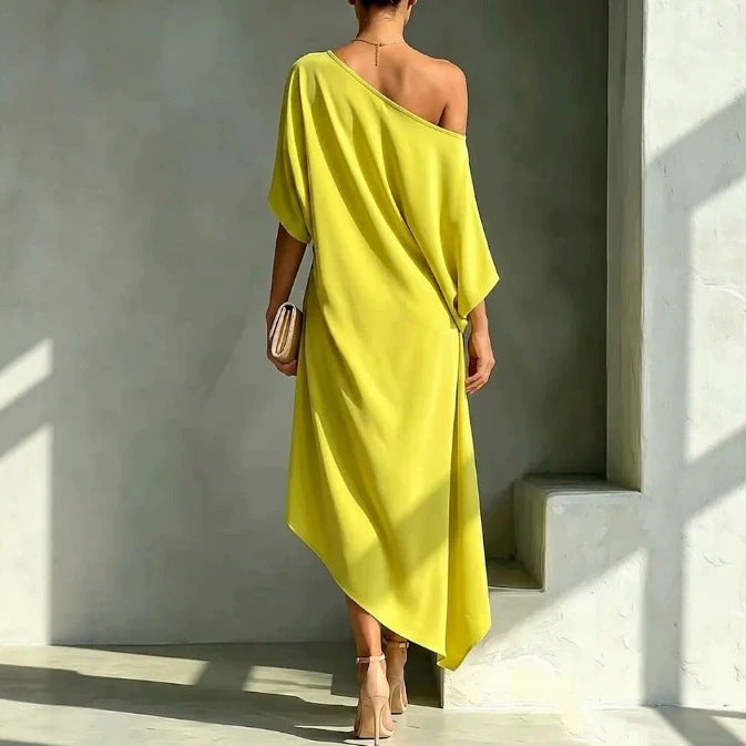 Sleeveless Cotton Linen Dress