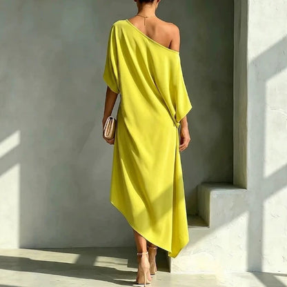 Sleeveless Cotton Linen Dress