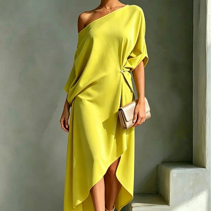 Sleeveless Cotton Linen Dress