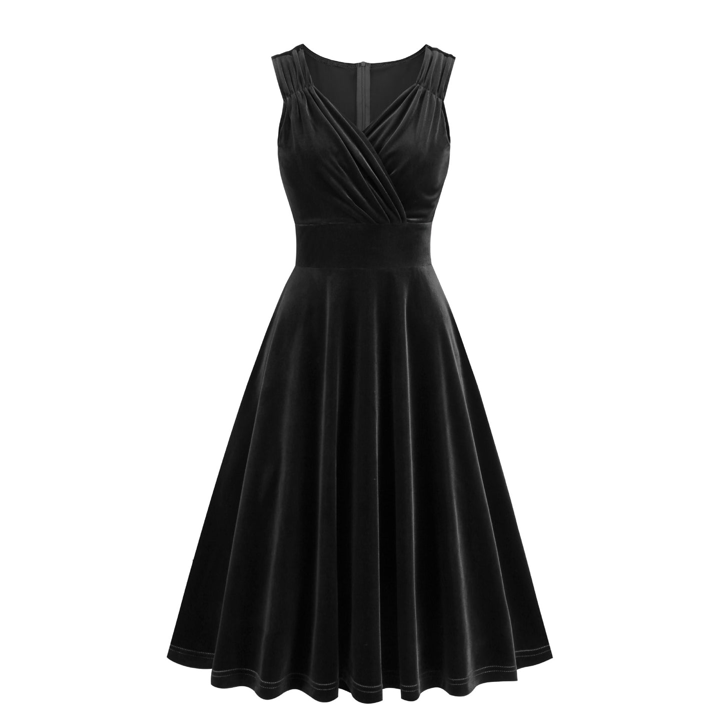 sleeveless dress