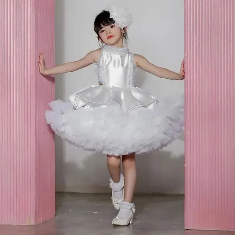 Sleeveless Fluffy Princess Dress for Girls