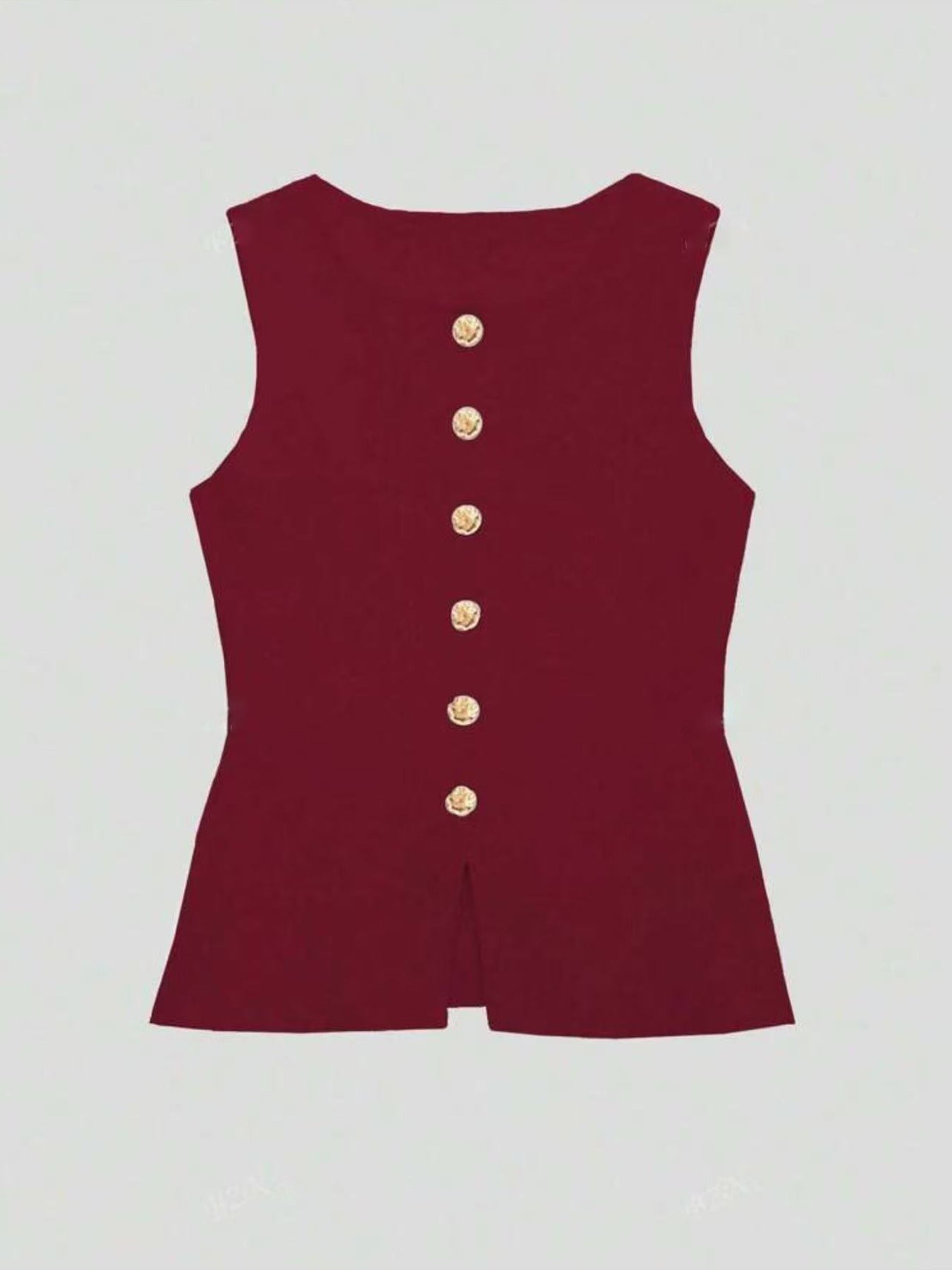 Sleeveless Knitted Cardigan for Women