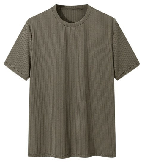 Sleeveless knitted short shirt