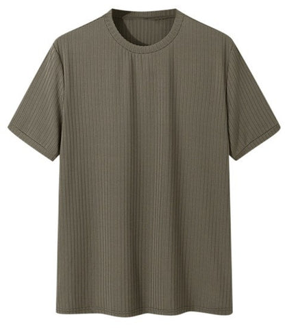 Sleeveless knitted short shirt