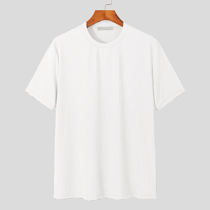 Sleeveless knitted short shirt