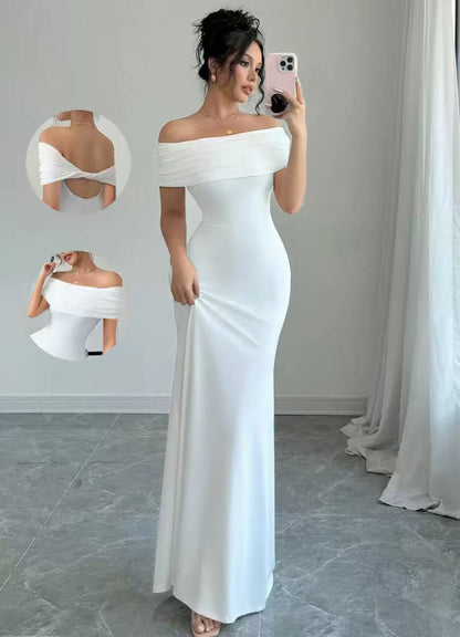 Sleeveless One Shoulder Bodycon Dress