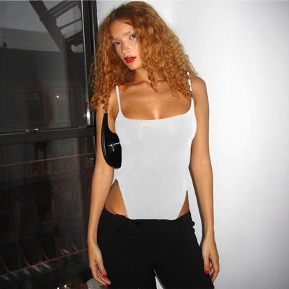Sleeveless Open Back Bodysuit