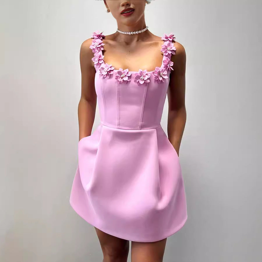 Sleeveless Pocket Dress