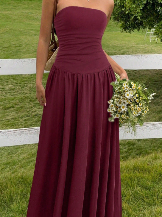 Sleeveless Slim Fit Ruched Dress