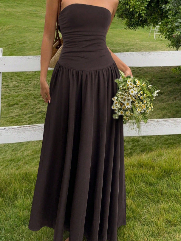 Sleeveless Slim Fit Ruched Dress