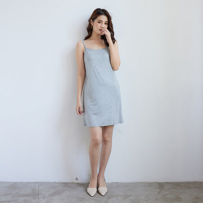 Sleeveless Slip Dress - Loose Fit Casual Inner Skirt