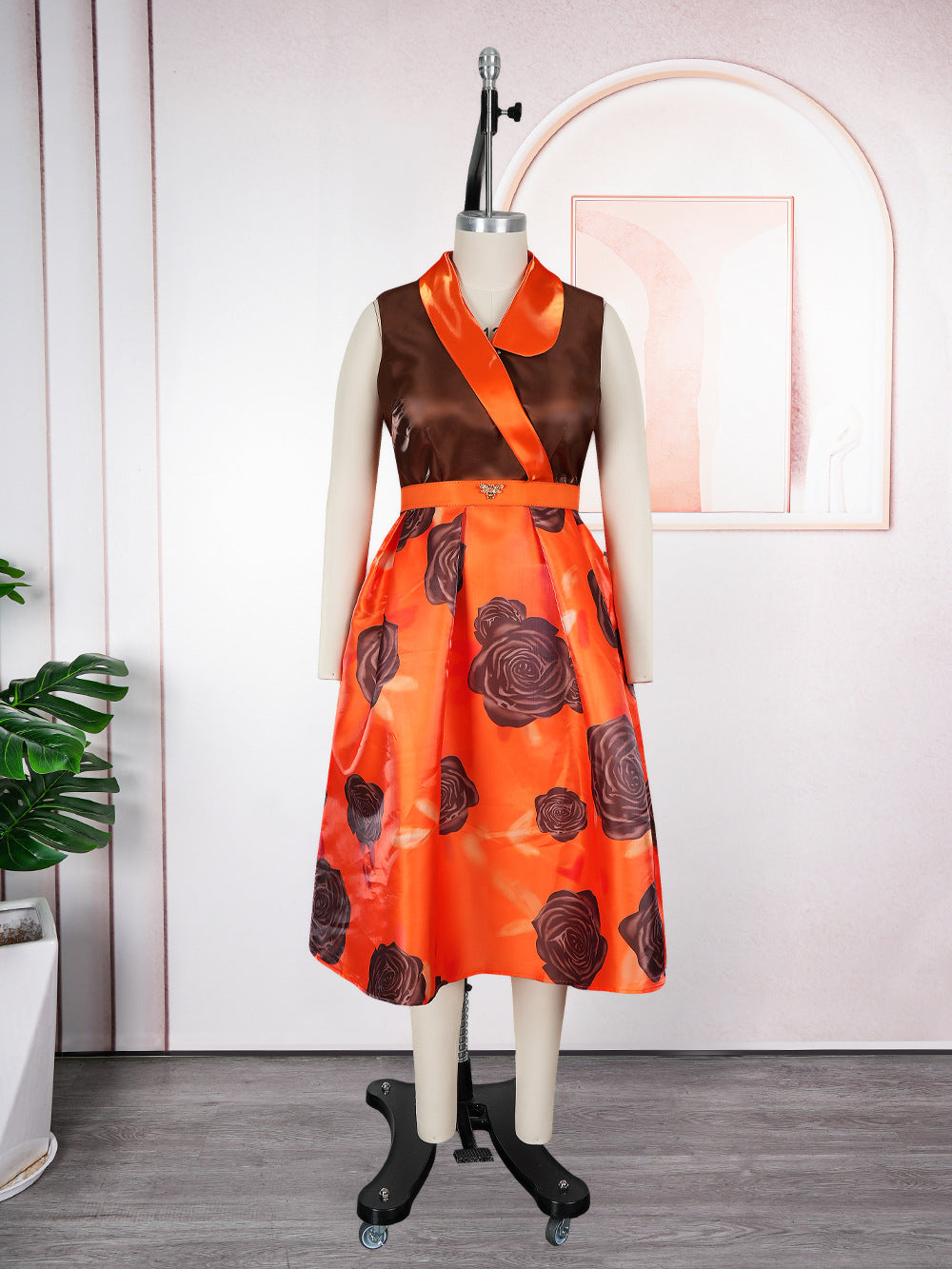 Sleeveless Summer Sexy Printed Dress