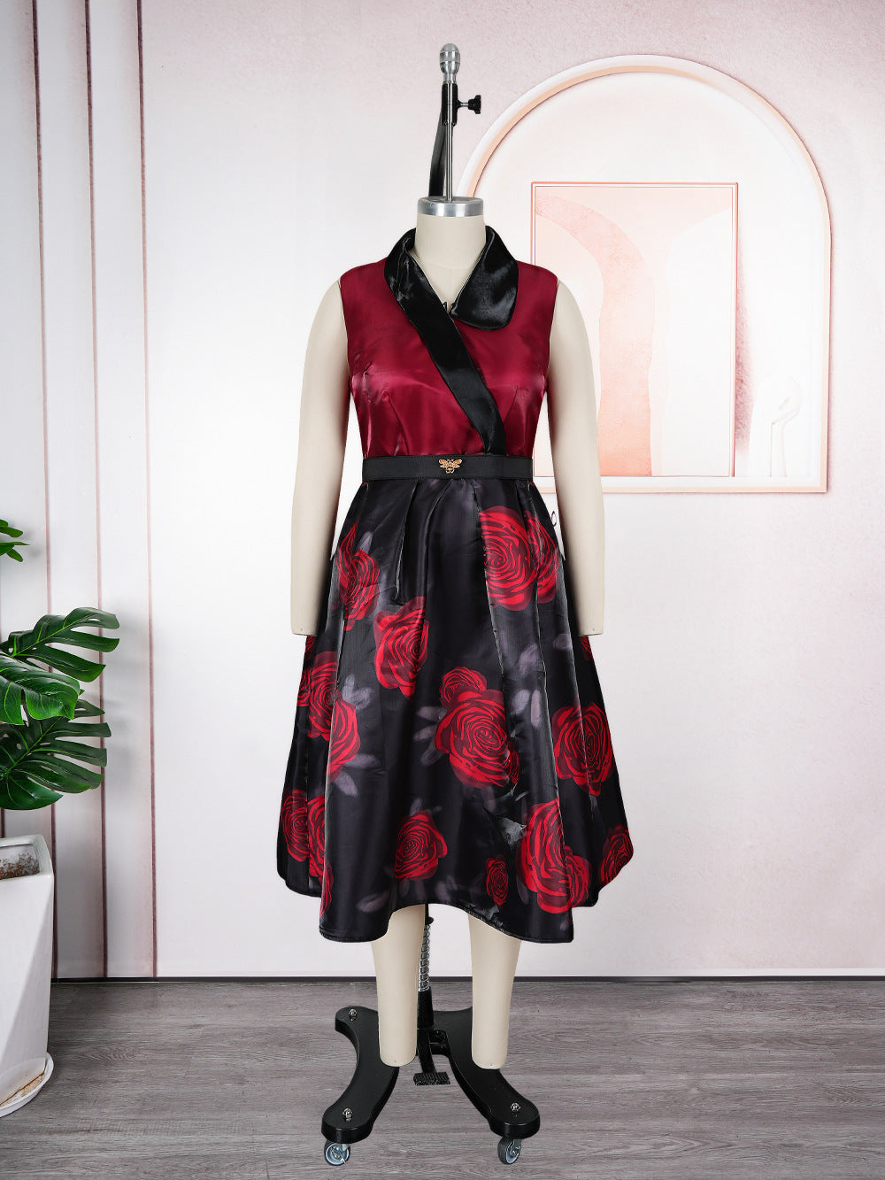 Sleeveless Summer Sexy Printed Dress