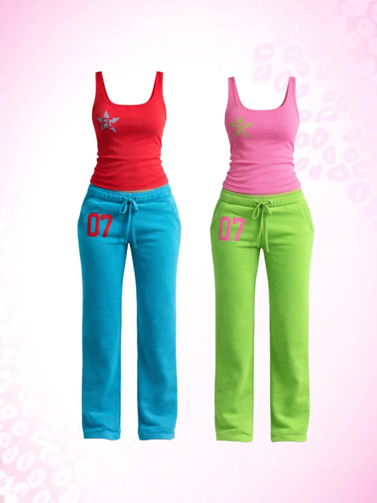 Sleeveless Top and Loose Pants