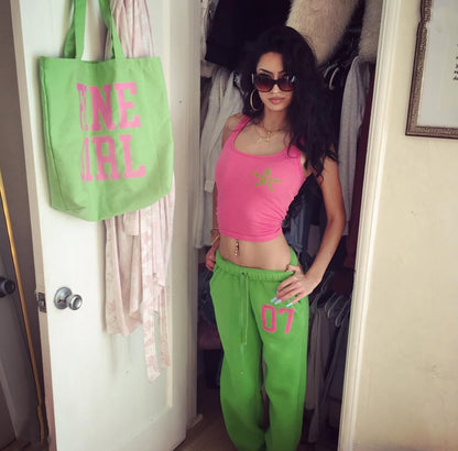 Sleeveless Top and Loose Pants