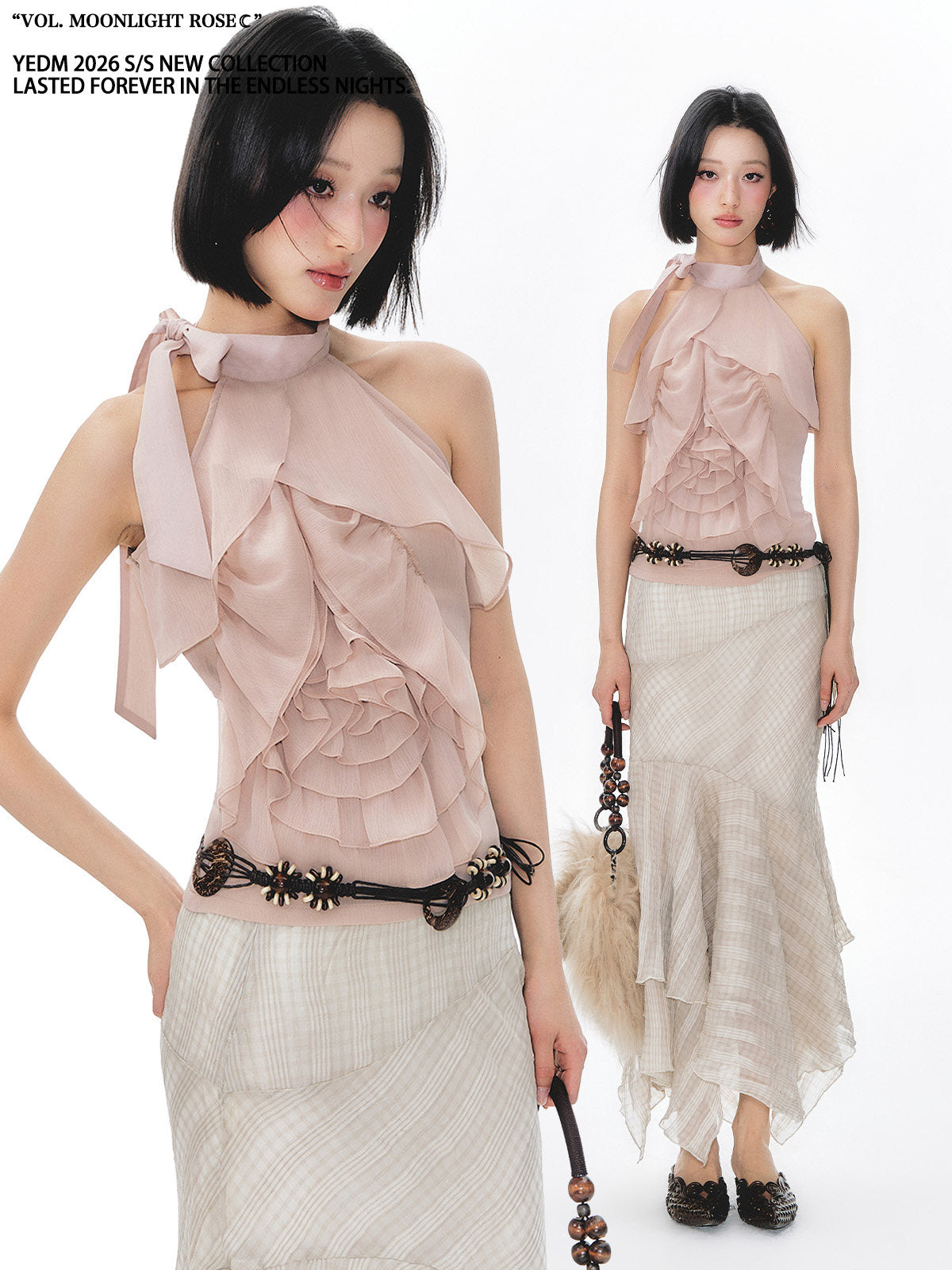 Sleeveless Top with Neck