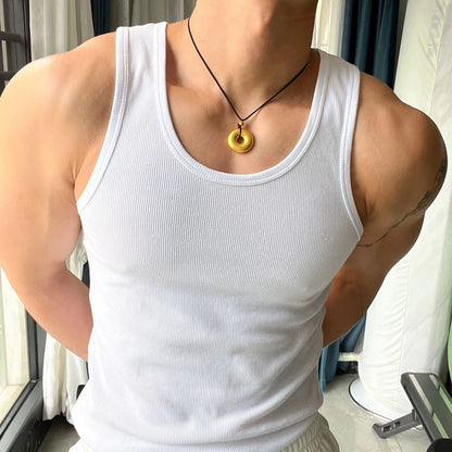 Sleeveless V-necked vest