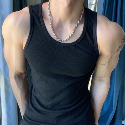 Sleeveless V-necked vest