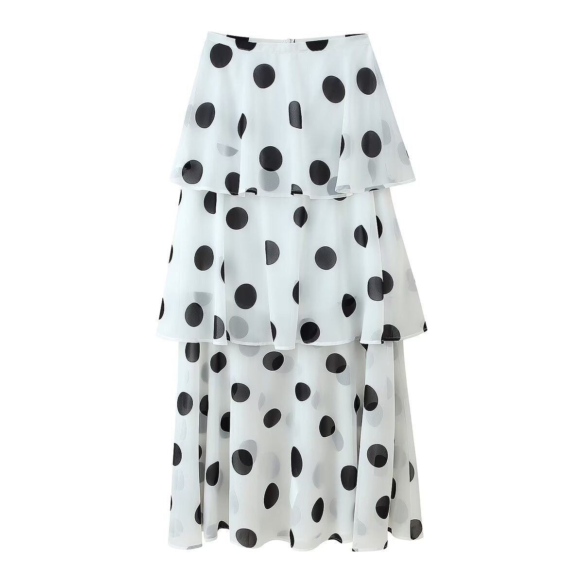 Sleeveless Vest and Layered Skirt Set