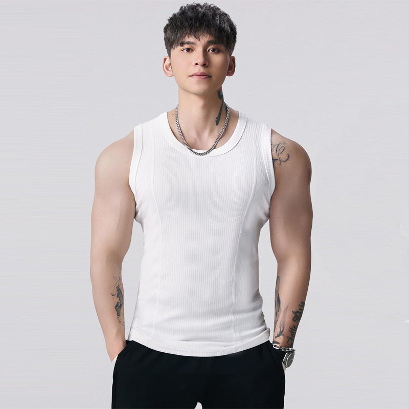 sleeveless waistcoat men's vest