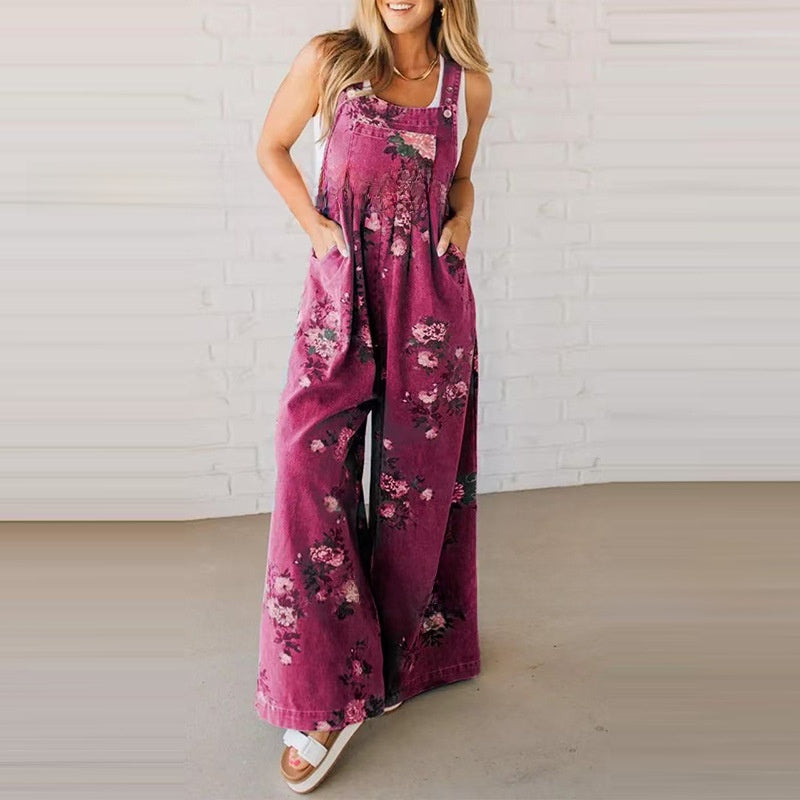 Sleeveless Wide-Leg Jumpsuit