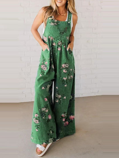 Sleeveless Wide-Leg Jumpsuit